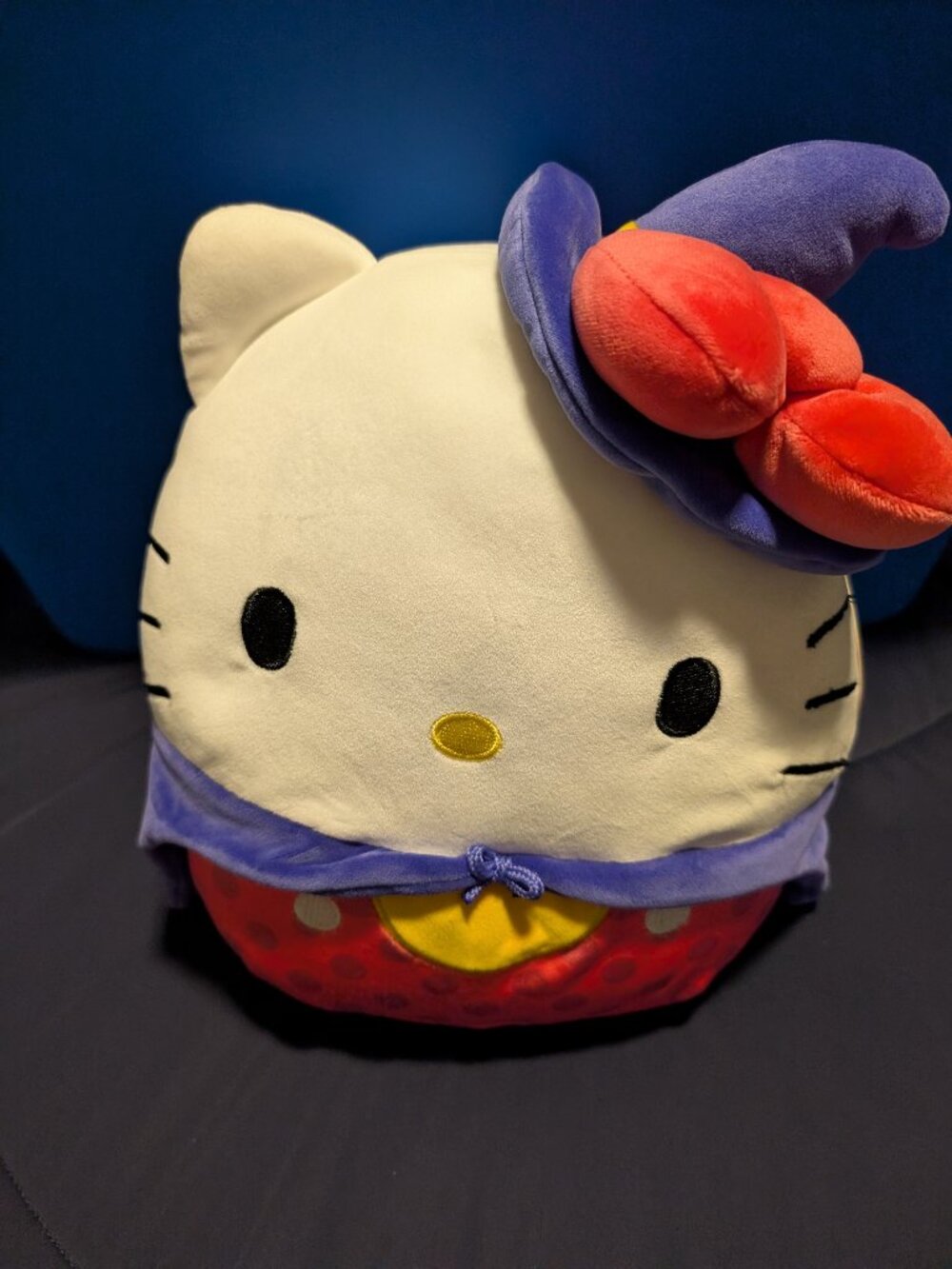 Hello Kitty Squishmallow 12 In Halloween Witch Plush Sanrio Jazwares Pink Purple